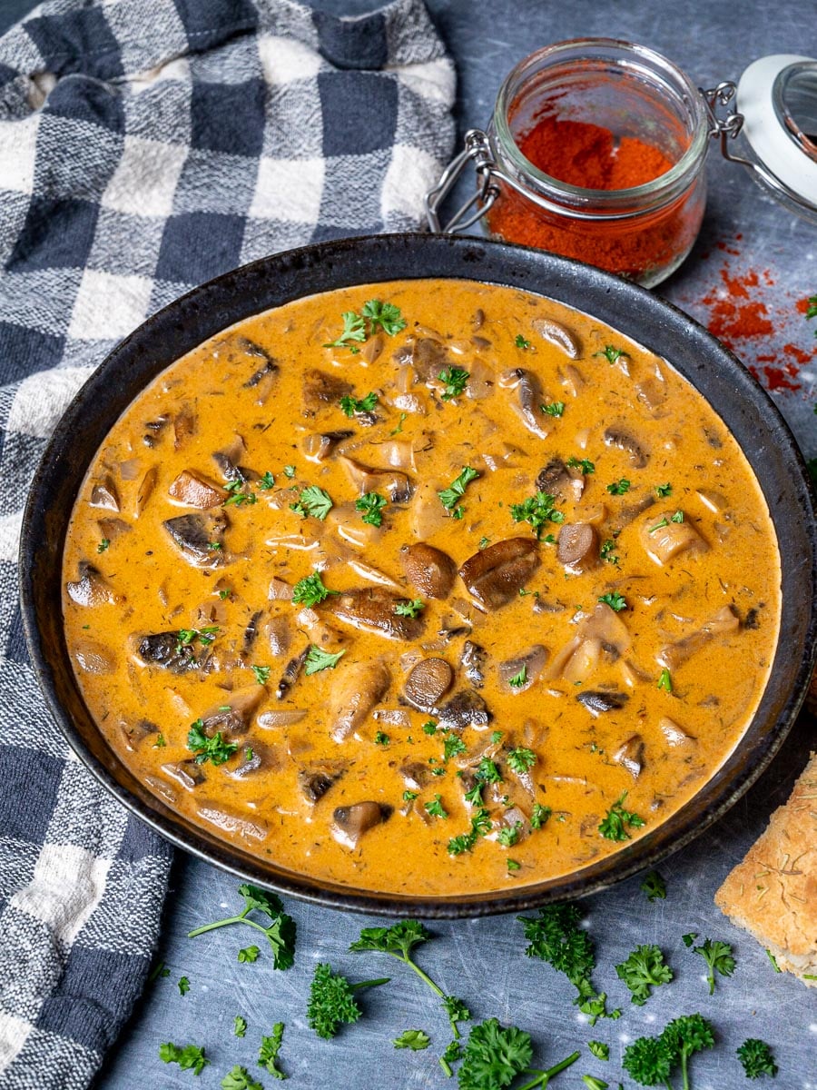 Creamy Hungarian Mushroom Soup