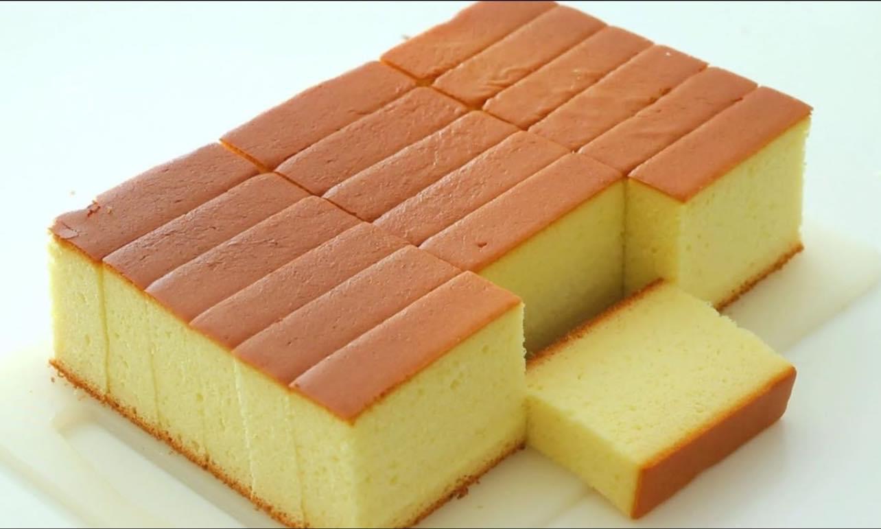 Condensed Milk Castella Cake