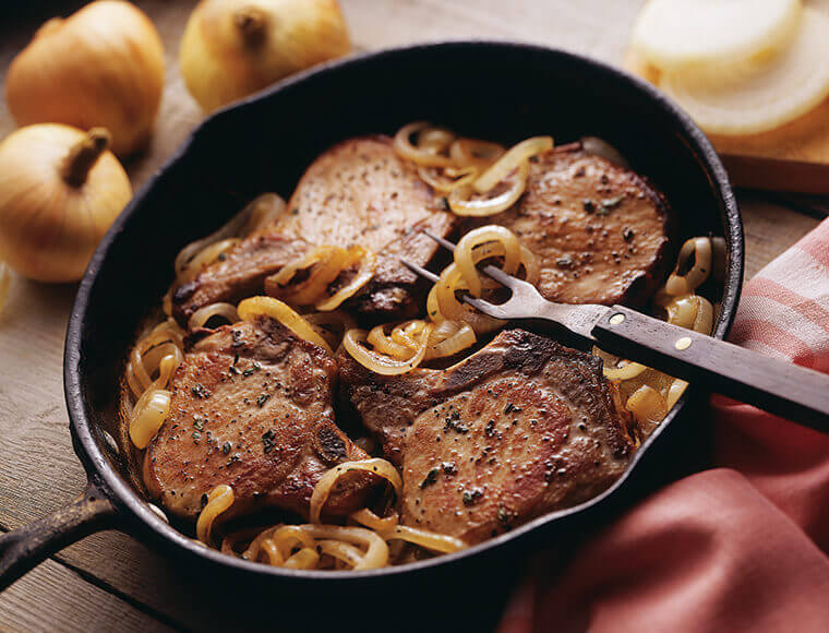 Easy Caramelized Onion Pork Chops