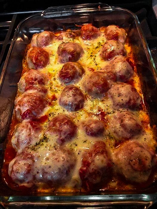 No-Boil Italian Meatball Casserole Ingredients: