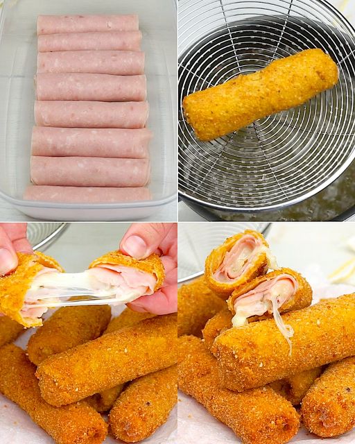 Crispy Ham Rolls