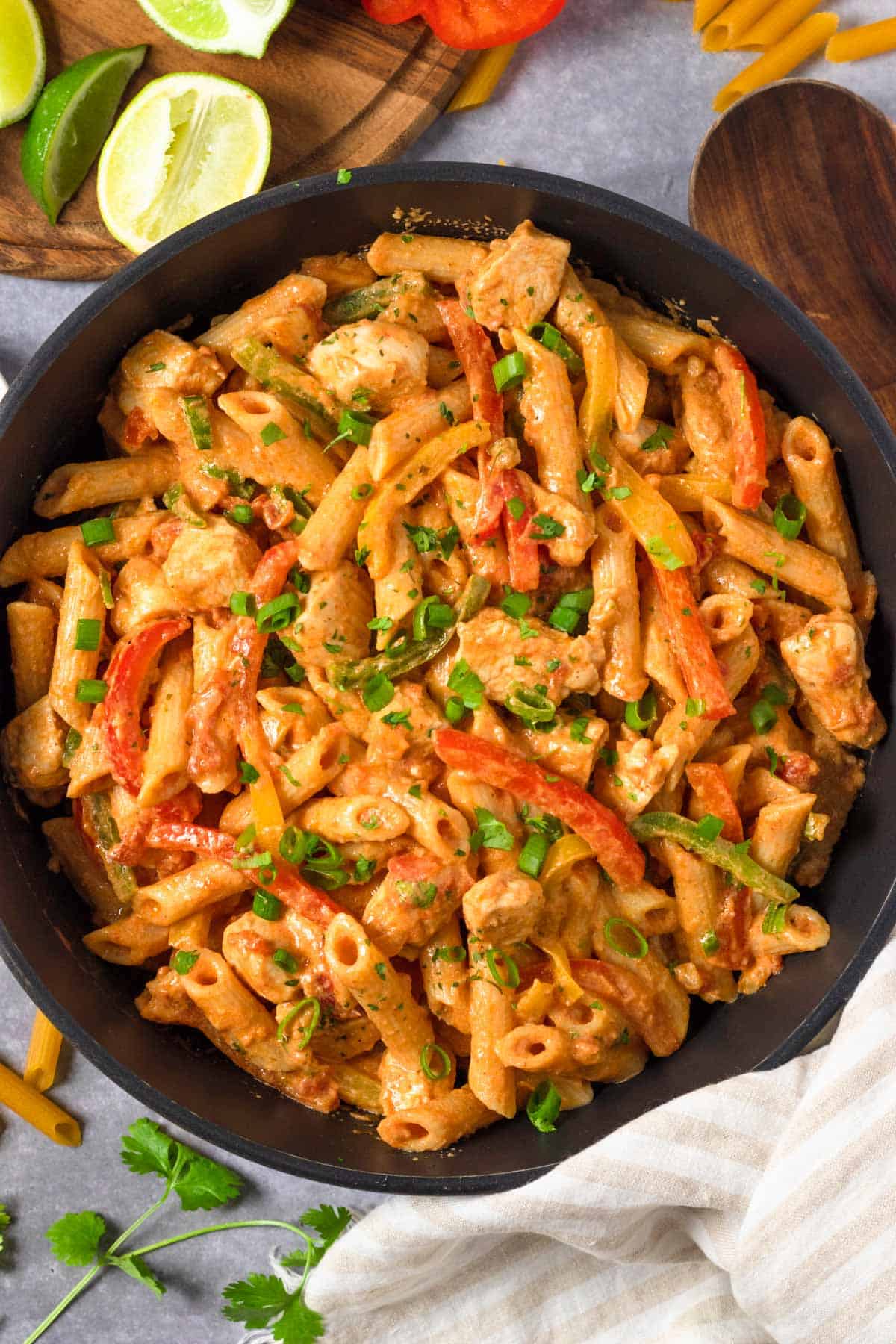 Fajita-style pasta