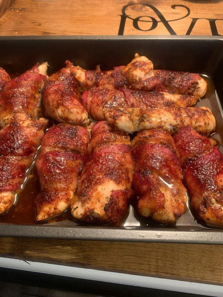 BACON WRAPPED CHICKEN