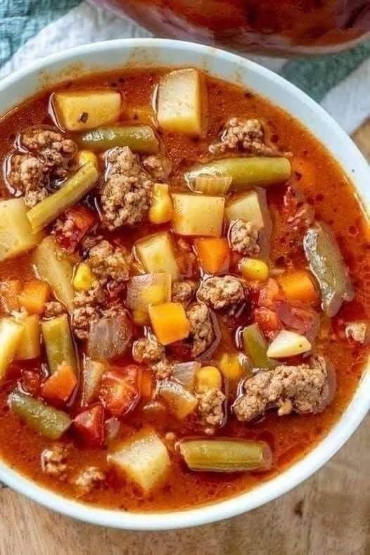 Vegetarian Beef Soup