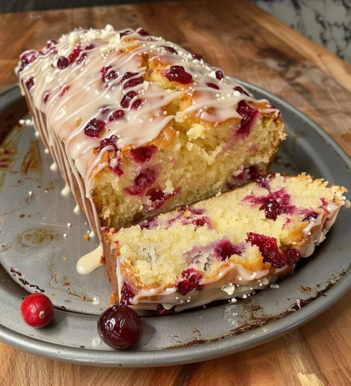 HOMEMADE Cranberry Orange Bread