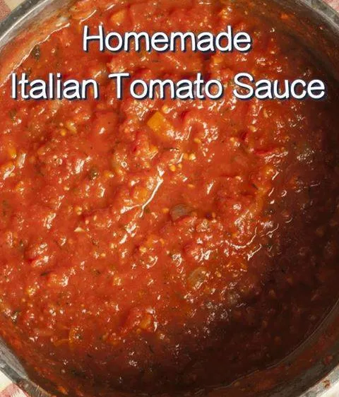 Quick Homemade Italian Tomato Sauce