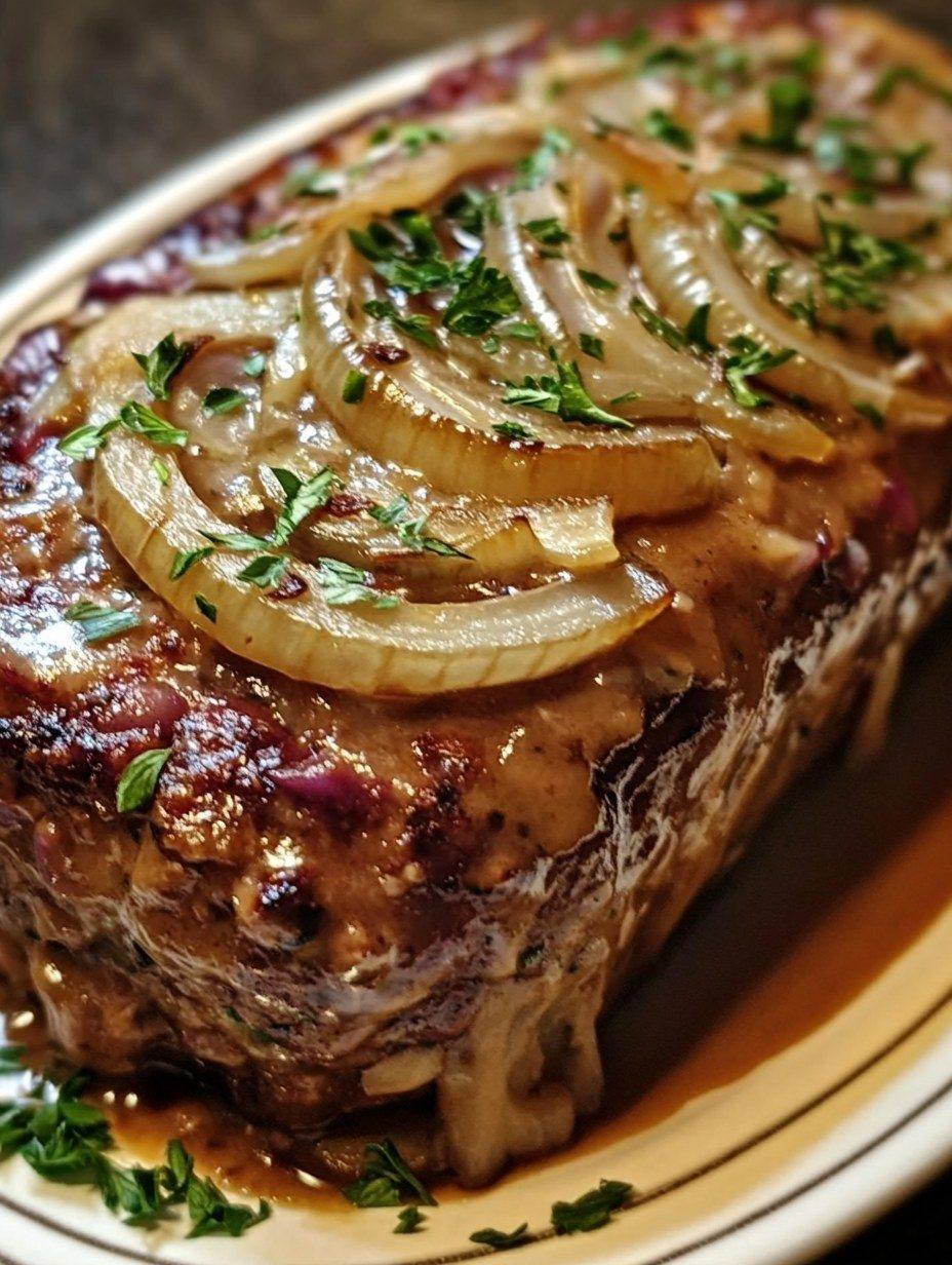 French Onion Meatloaf