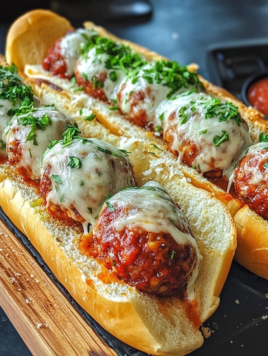 Smoked Meatball Subs