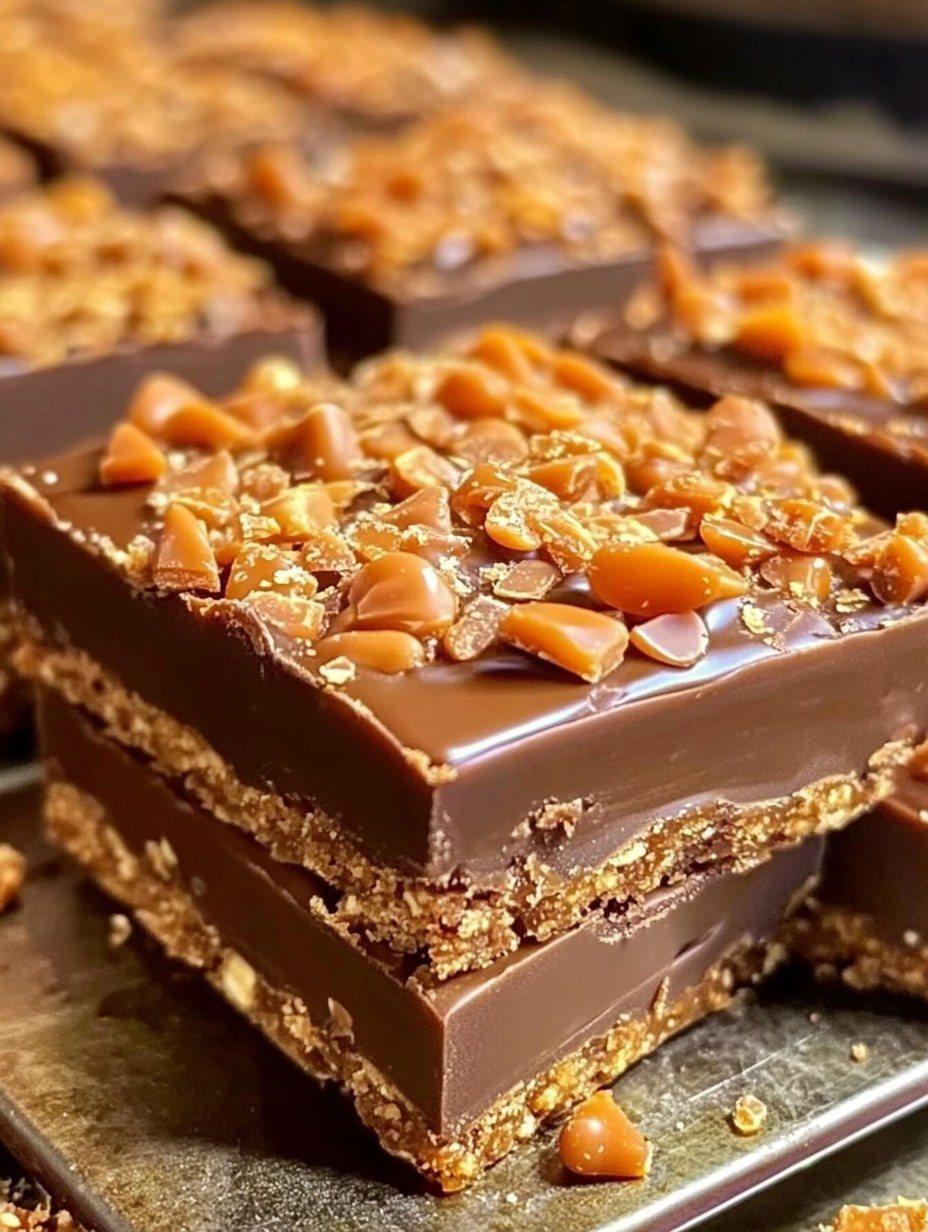 Butterfinger Caramel Crunch Bars