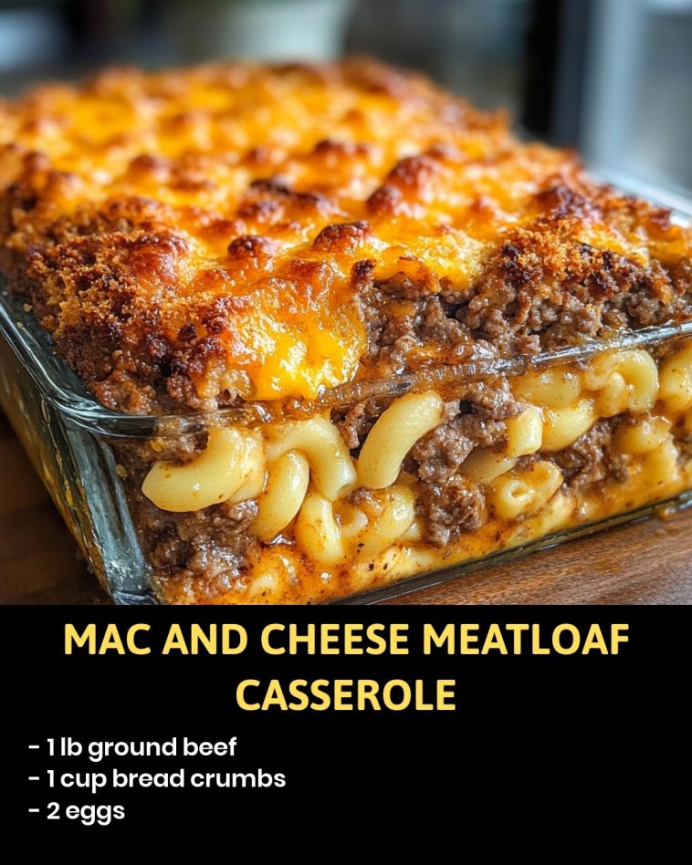 Mac and Cheese Meatloaf Casserole: Comfort Food Fusion