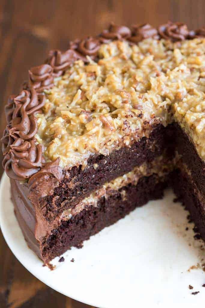 Homemade German Chocolate Cake