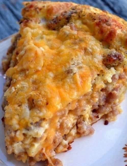 Cheesy Ground Beef and Rice Casserole