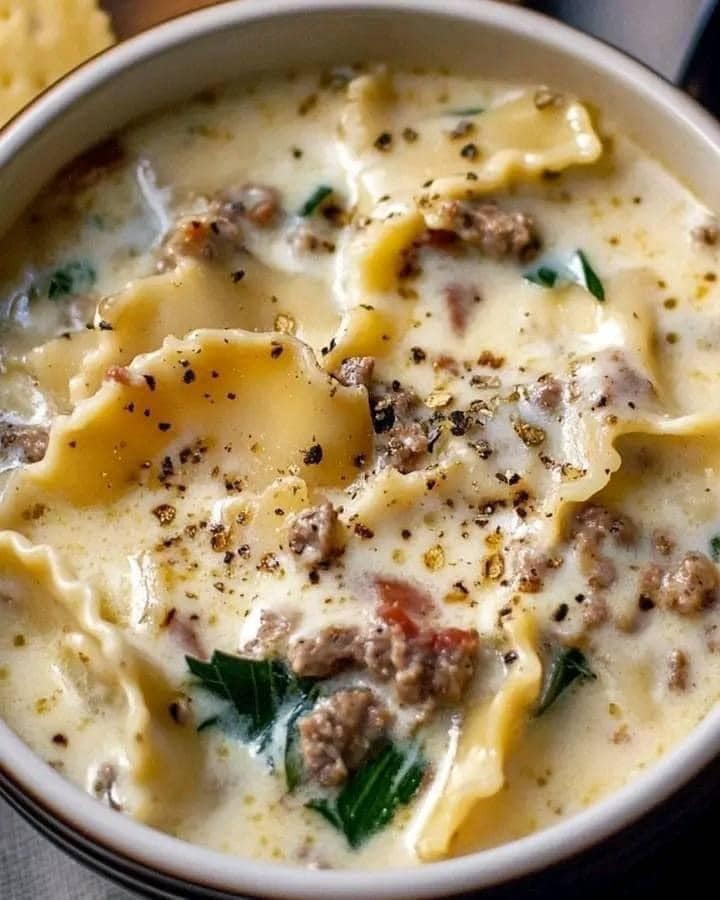 Creamy Lasagna Soup Recipe