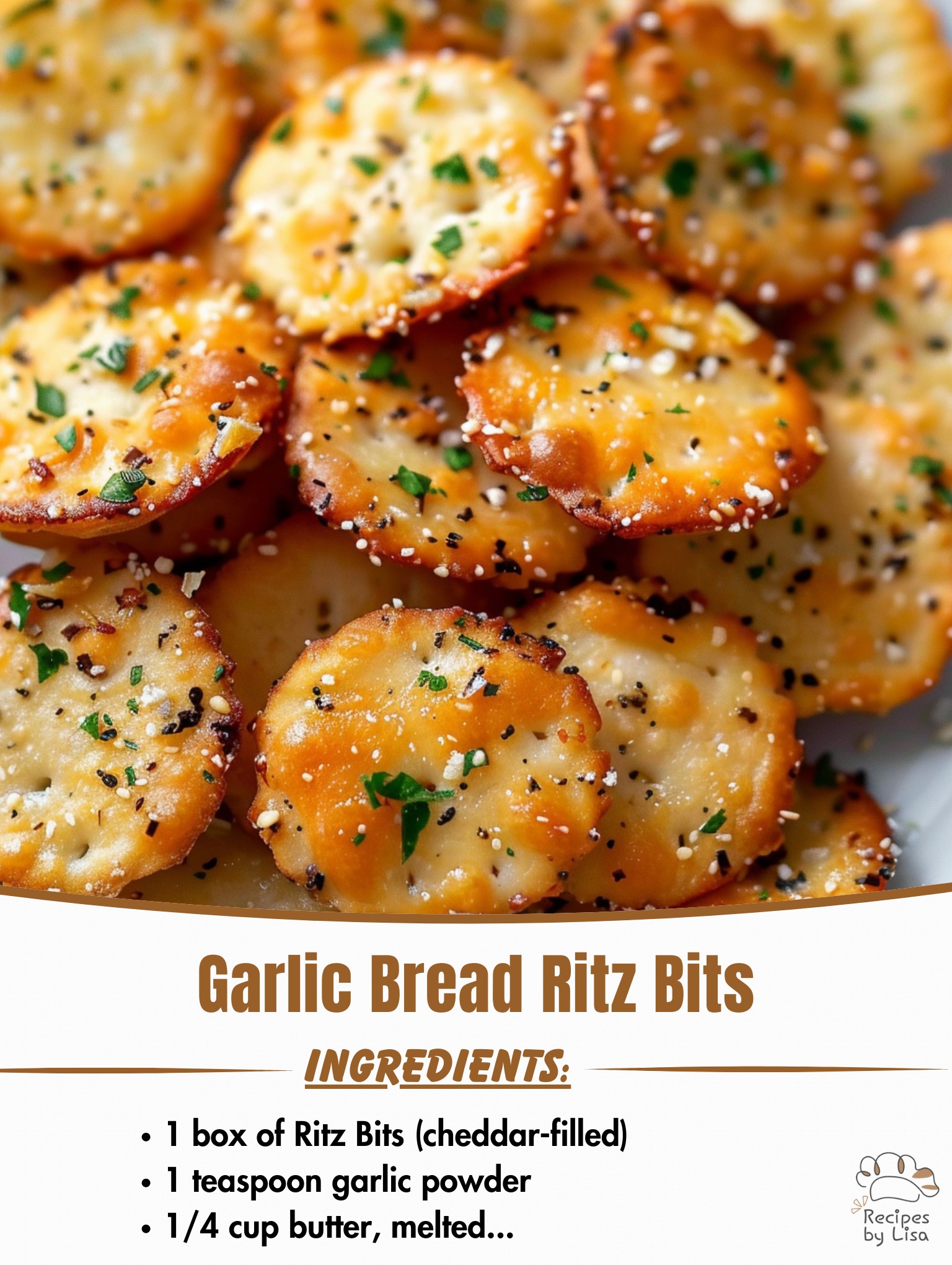  Garlic Bread Ritz Bits