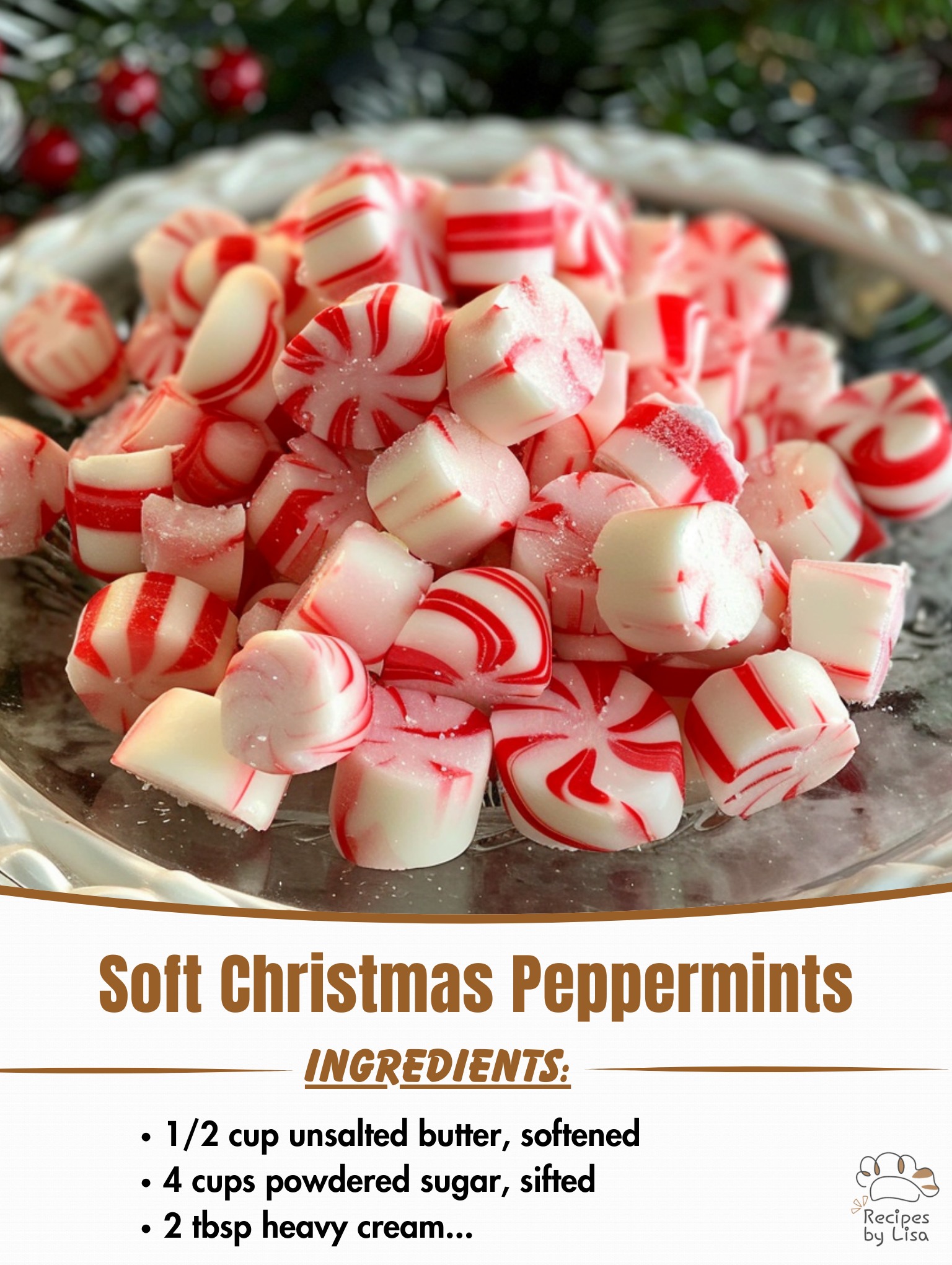  Soft Christmas Peppermints