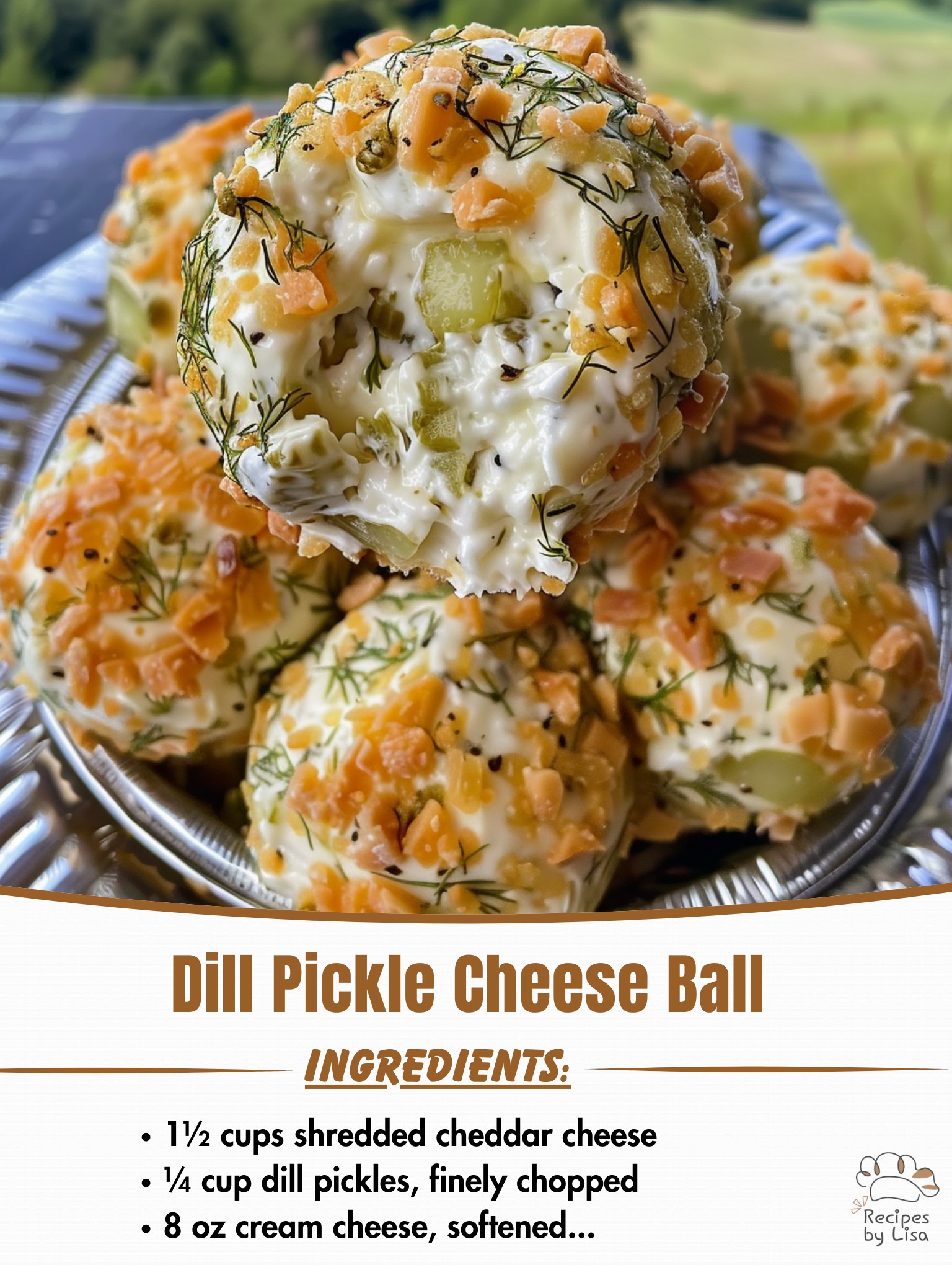 Dill Pickle Cheese Ball 