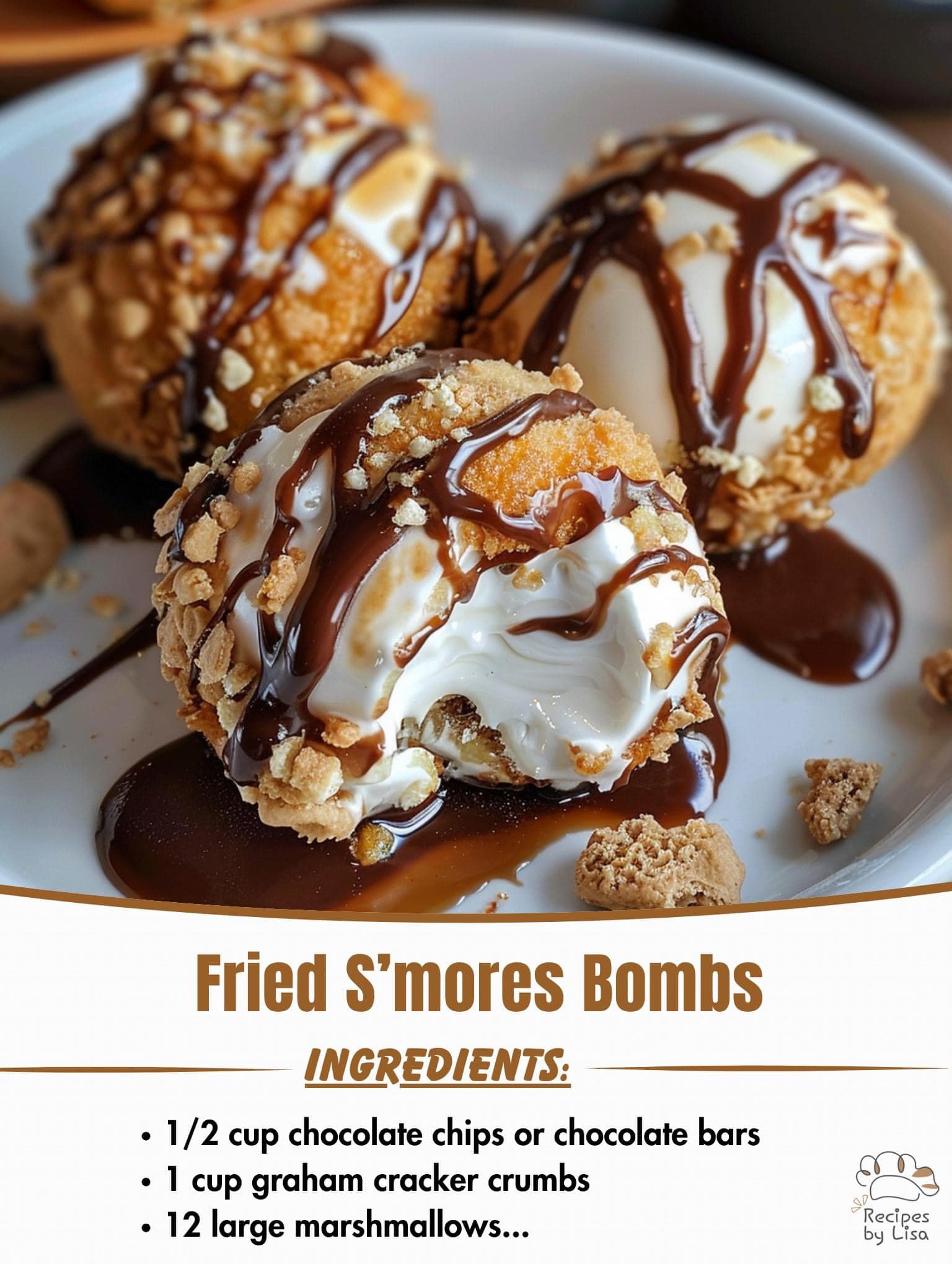  Fried S’mores Bombs 