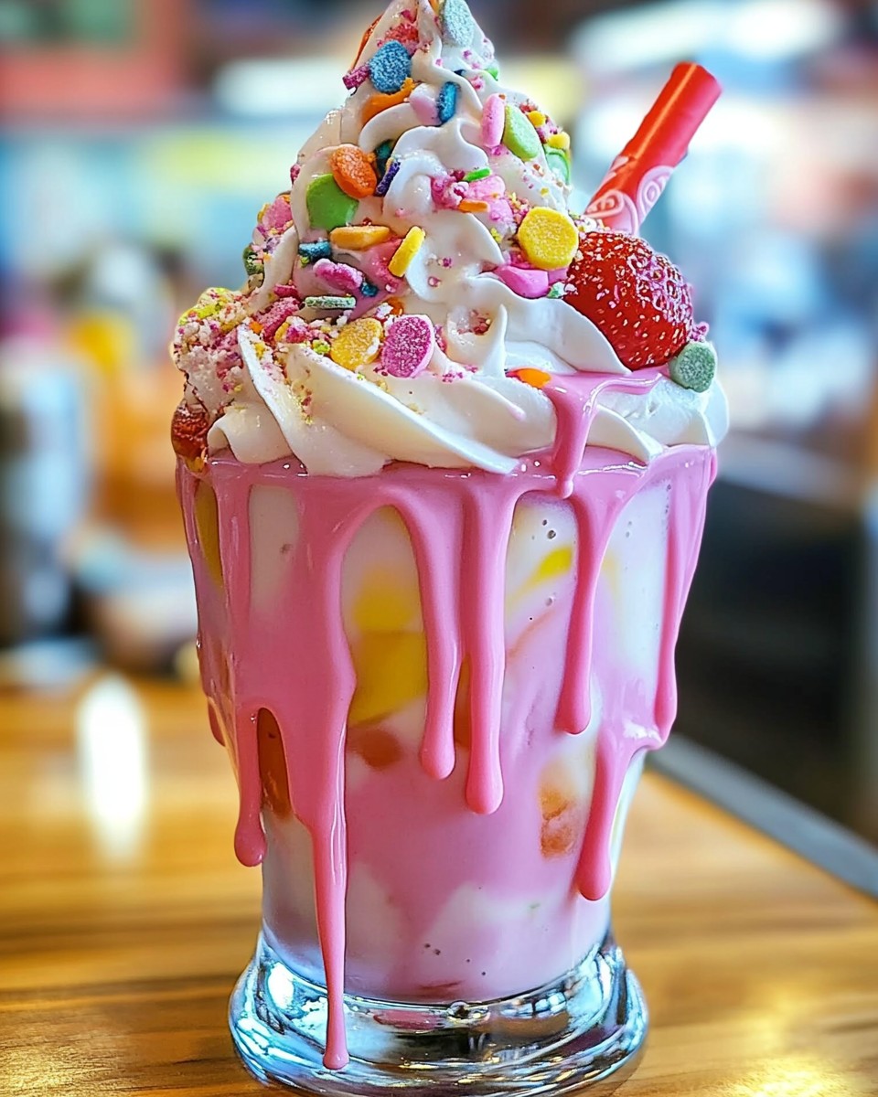 Pink Unicorn Freakshakes: Extreme Milkshake