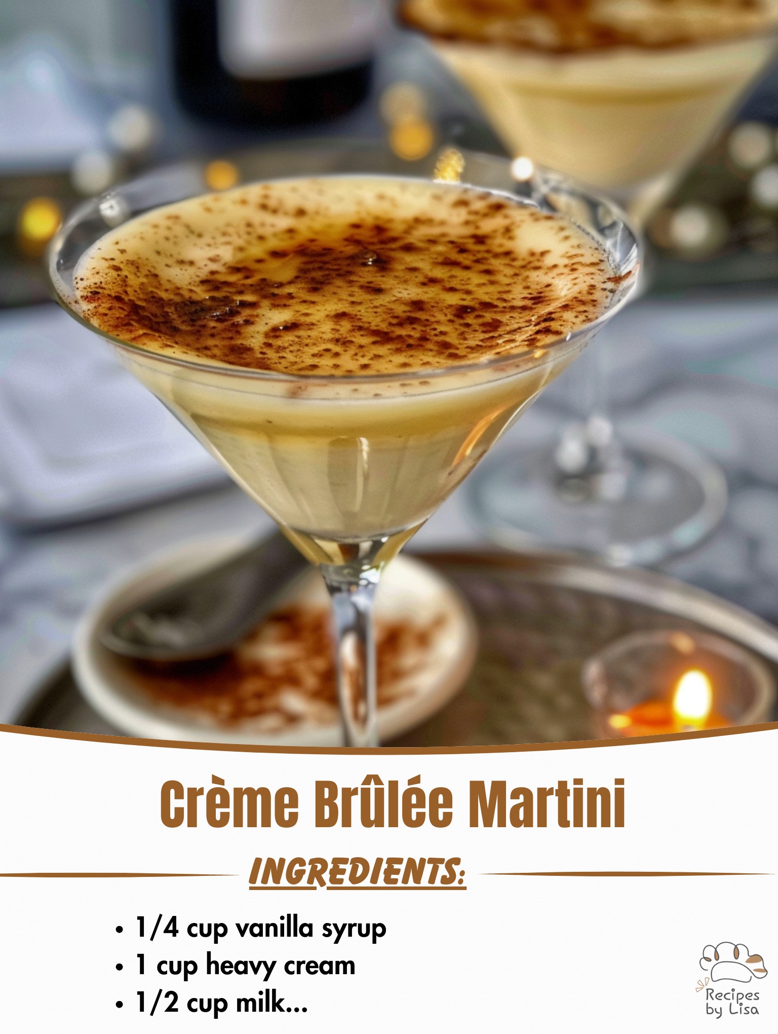 Crème Brûlée Martini 