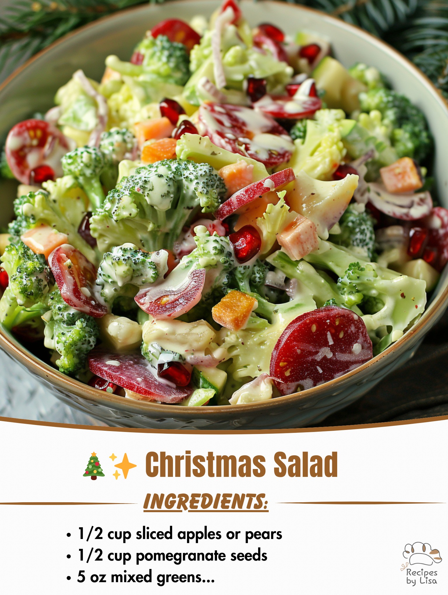 Christmas Salad – Festive, Fresh, and Full of Flavor!