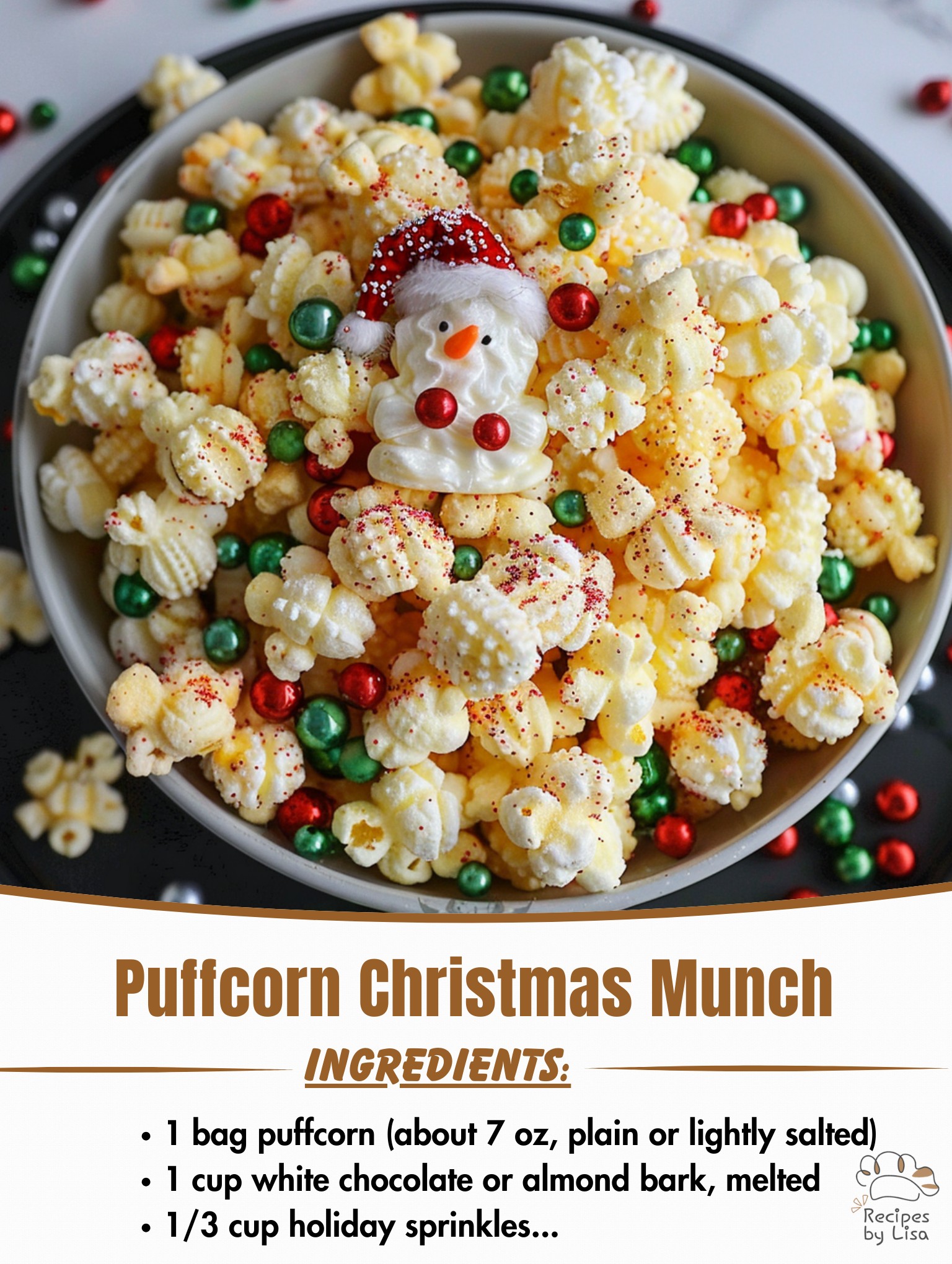 Puffcorn Christmas Munch – Sweet, Salty, and Perfectly Festive!