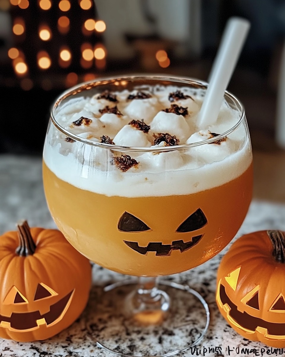 Ghostly Halloween Punch 