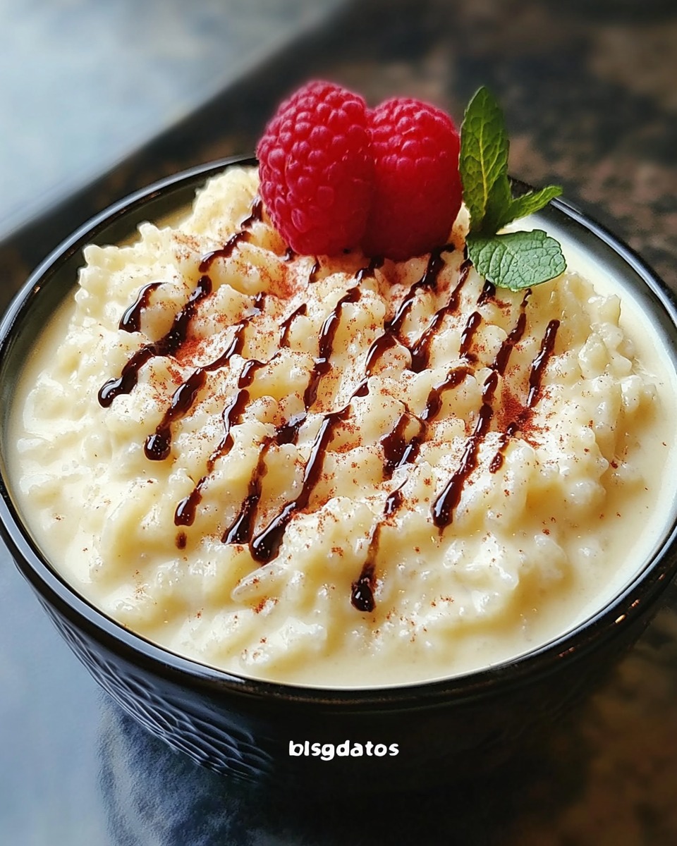 Creamy Custard-Style Rice Pudding 