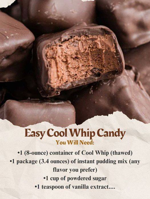 Easy Cool Whip Candy