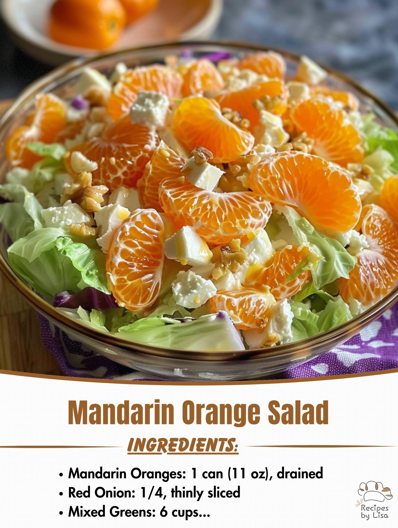 Mandarin Orange Salad 