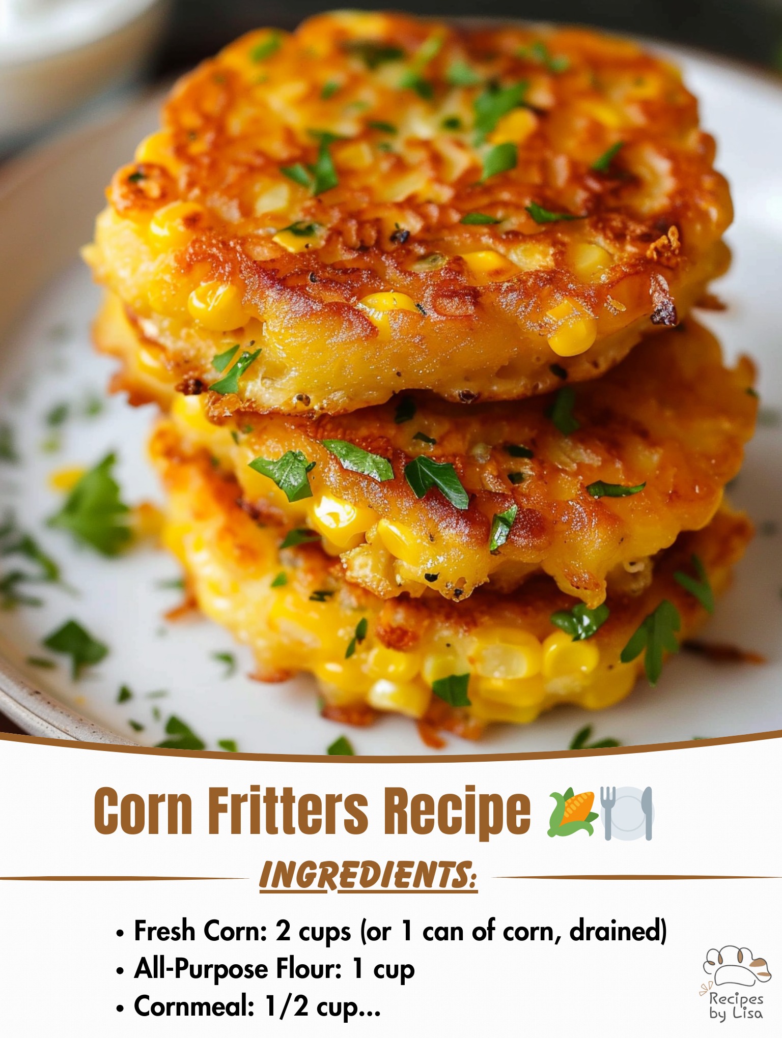 Corn Fritters Recipe 