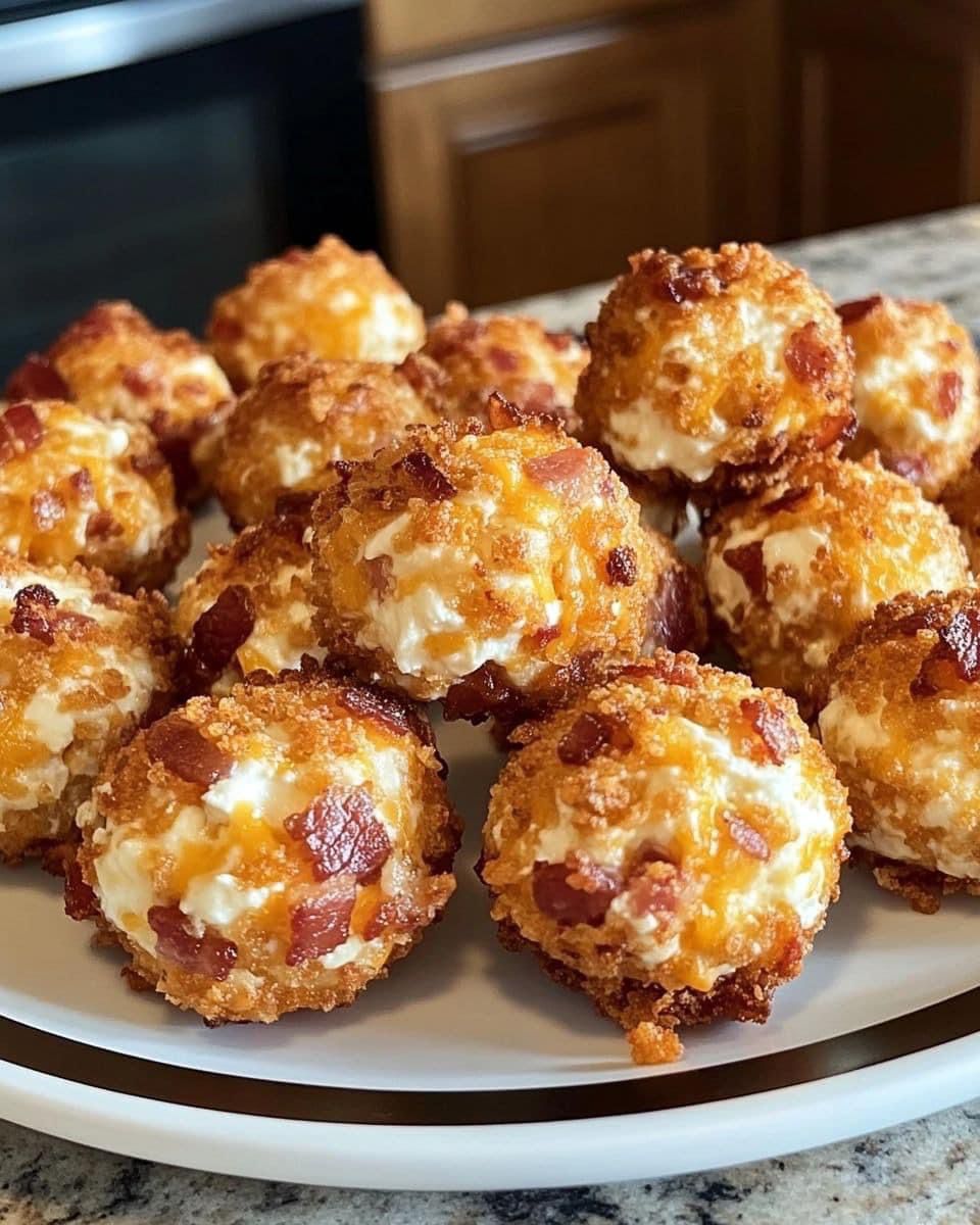 Low Carb Bacon Cheddar Mini Cheese Balls