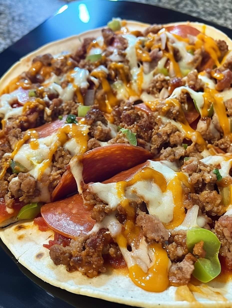 Meat Lovers Pizza Tacos