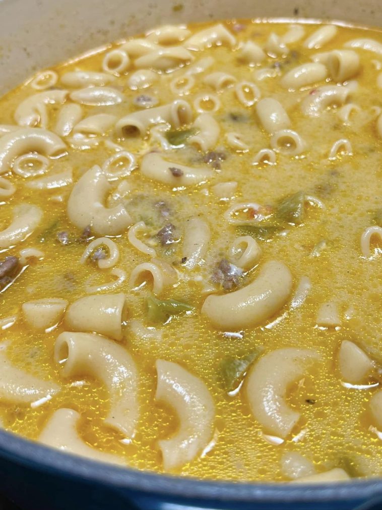 Green Chile Macaroni Sopita