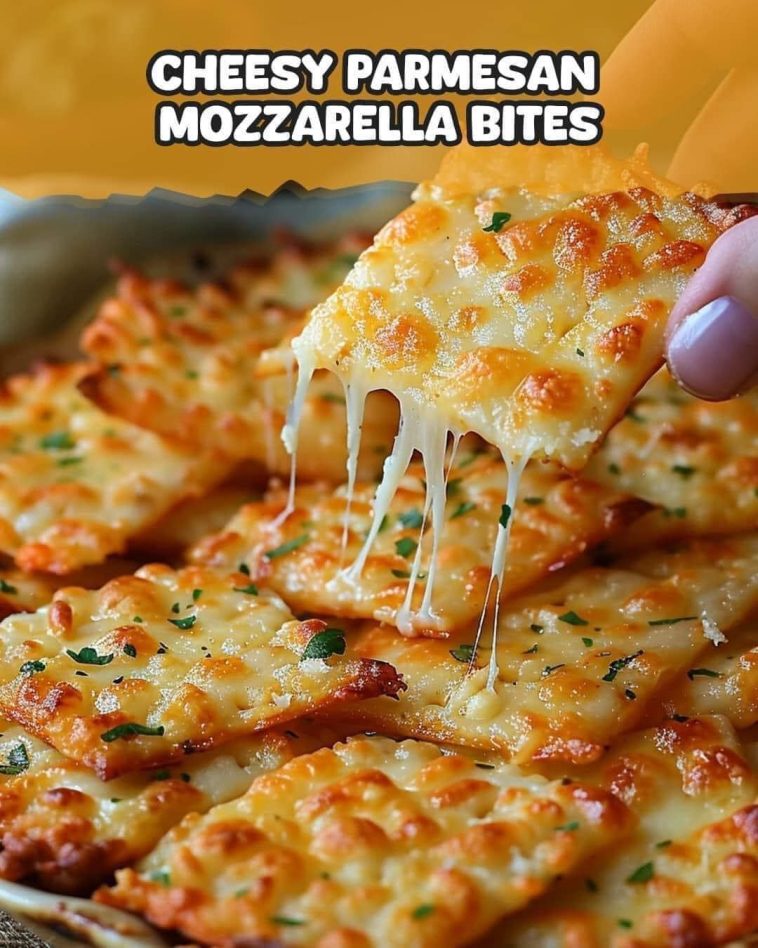 Cheesy Parmesan Mozzarella Bites