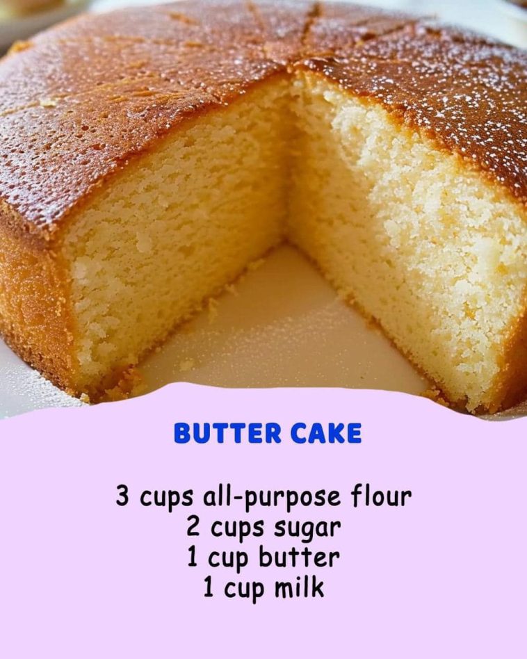 BUTTER CAKE RECIPE