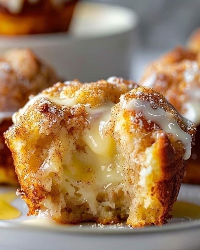 Gooey Cinnamon Cream Cheese Muffins