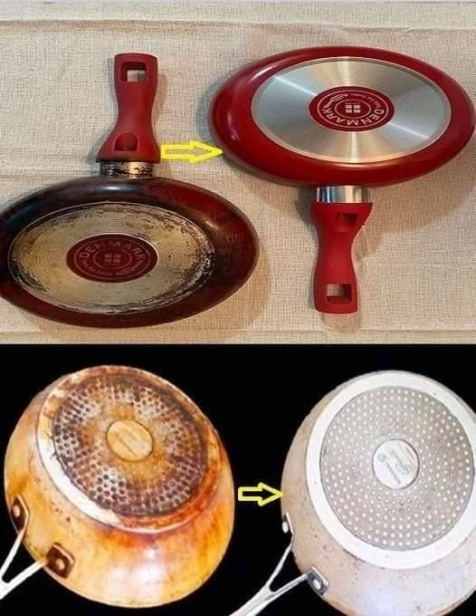 Clean the Base of Pots and Frying Pans Easily Using This Good Method