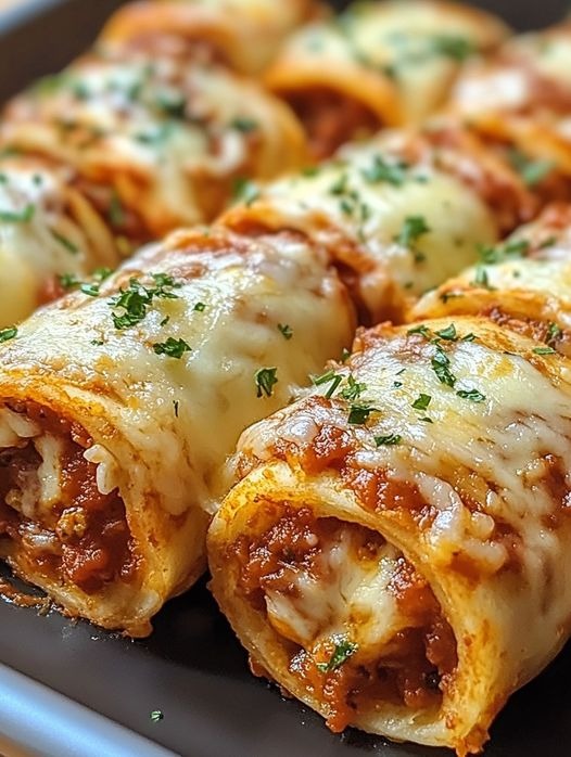 Cheese Bolognese Rolls