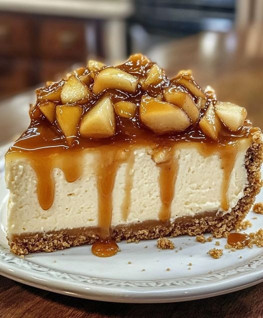 Caramel Apple Cheesecake