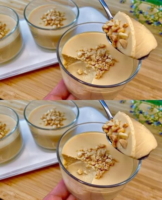 No-Bake 3-Ingredient Milk Pudding Dessert!