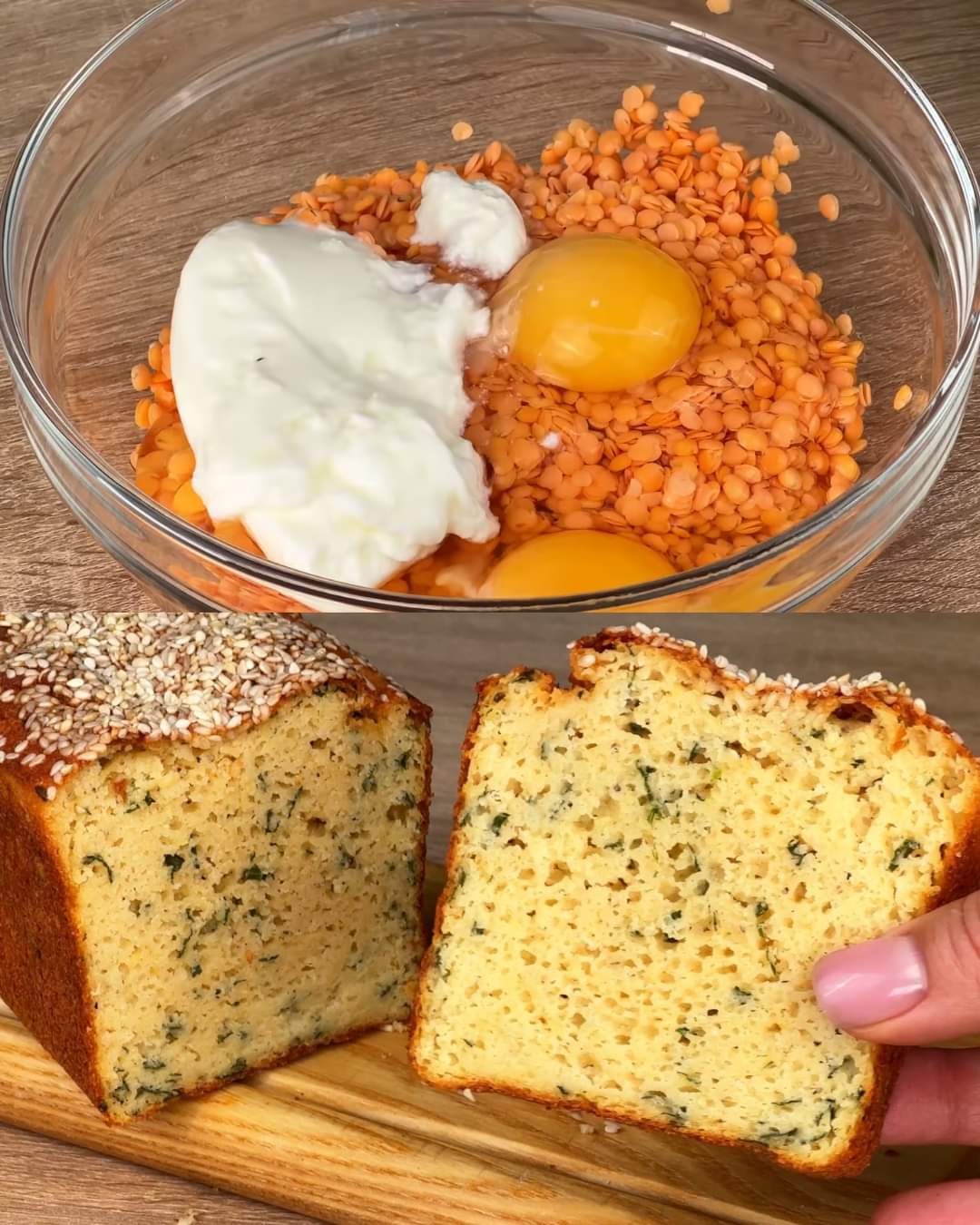 Lentil Savoury Bread Recipe