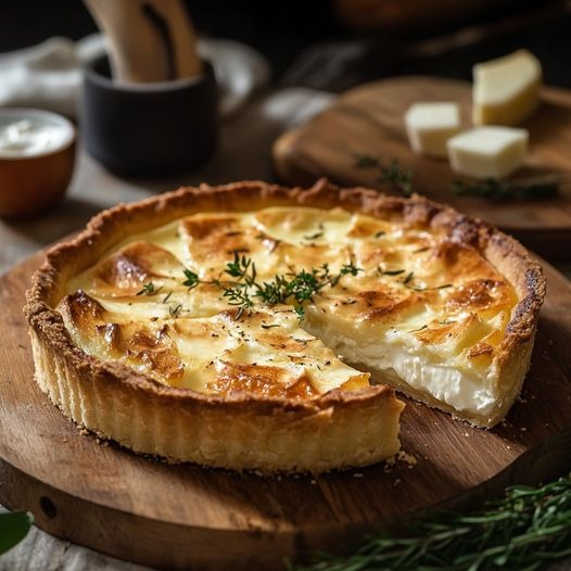 Alsatian Tart with White Cheese: A Creamy and Traditional Delight!