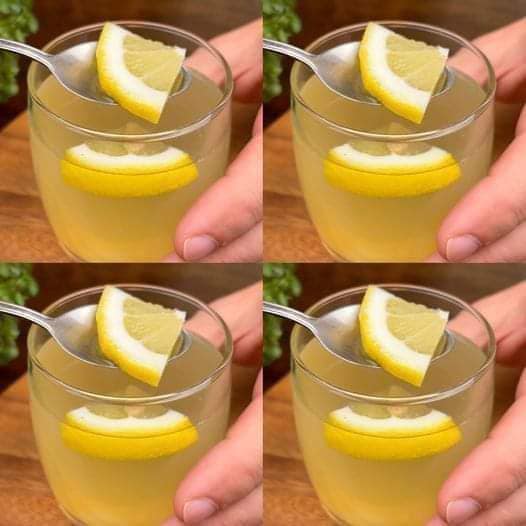 Morning lemon water detox