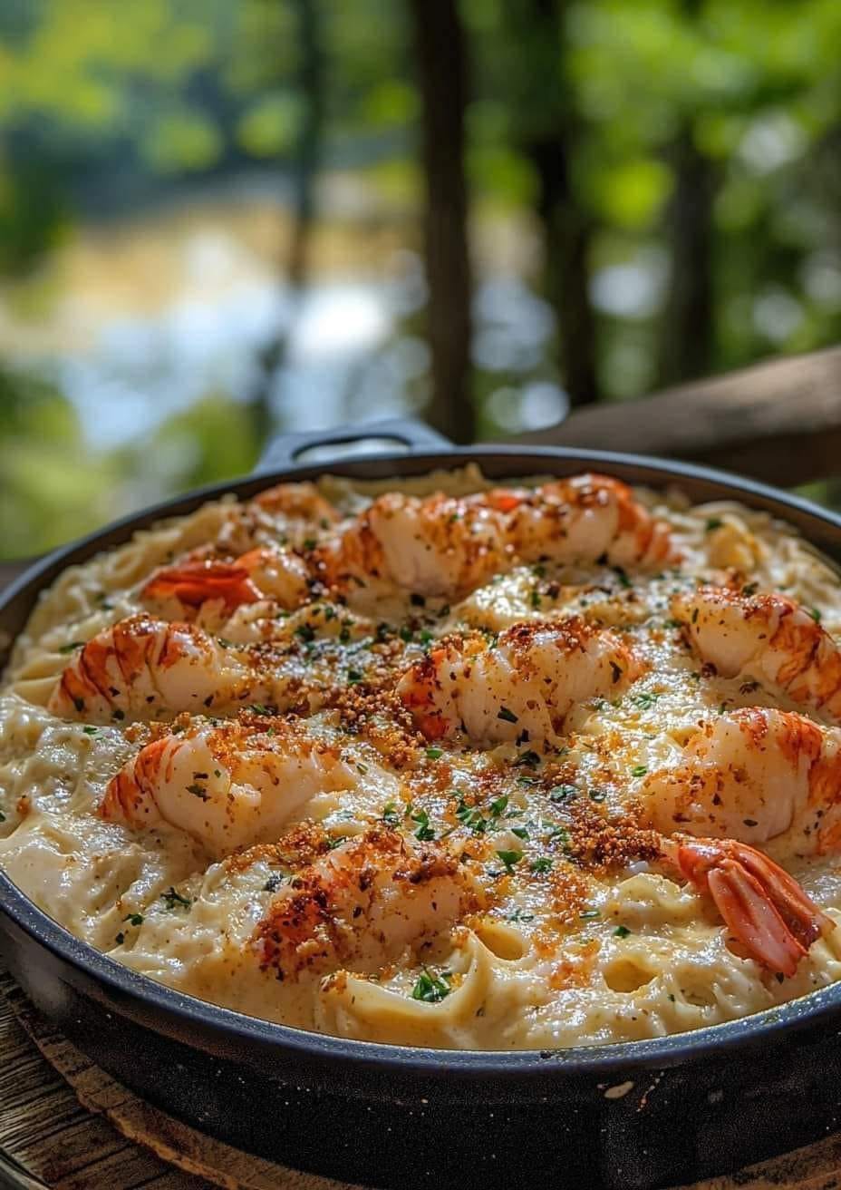 ‼️CAJUN LOBSTER, CRAB and SALMON ALFREDO‼️