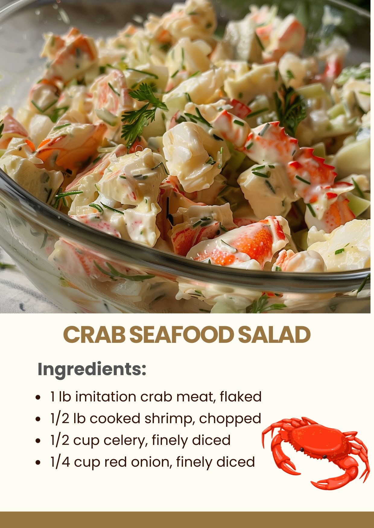 Crab Seafood Salad 