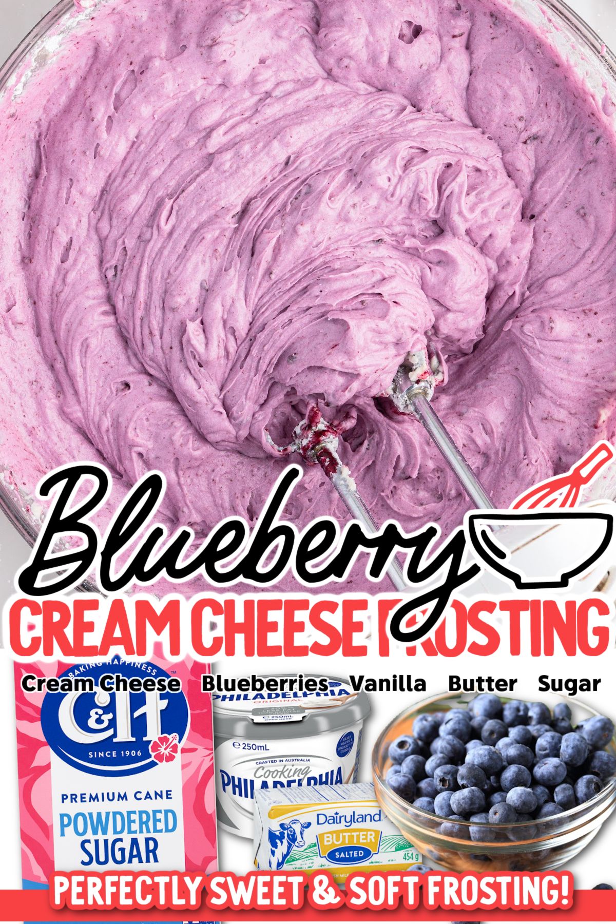 Blueberry Cream Cheese Frosting