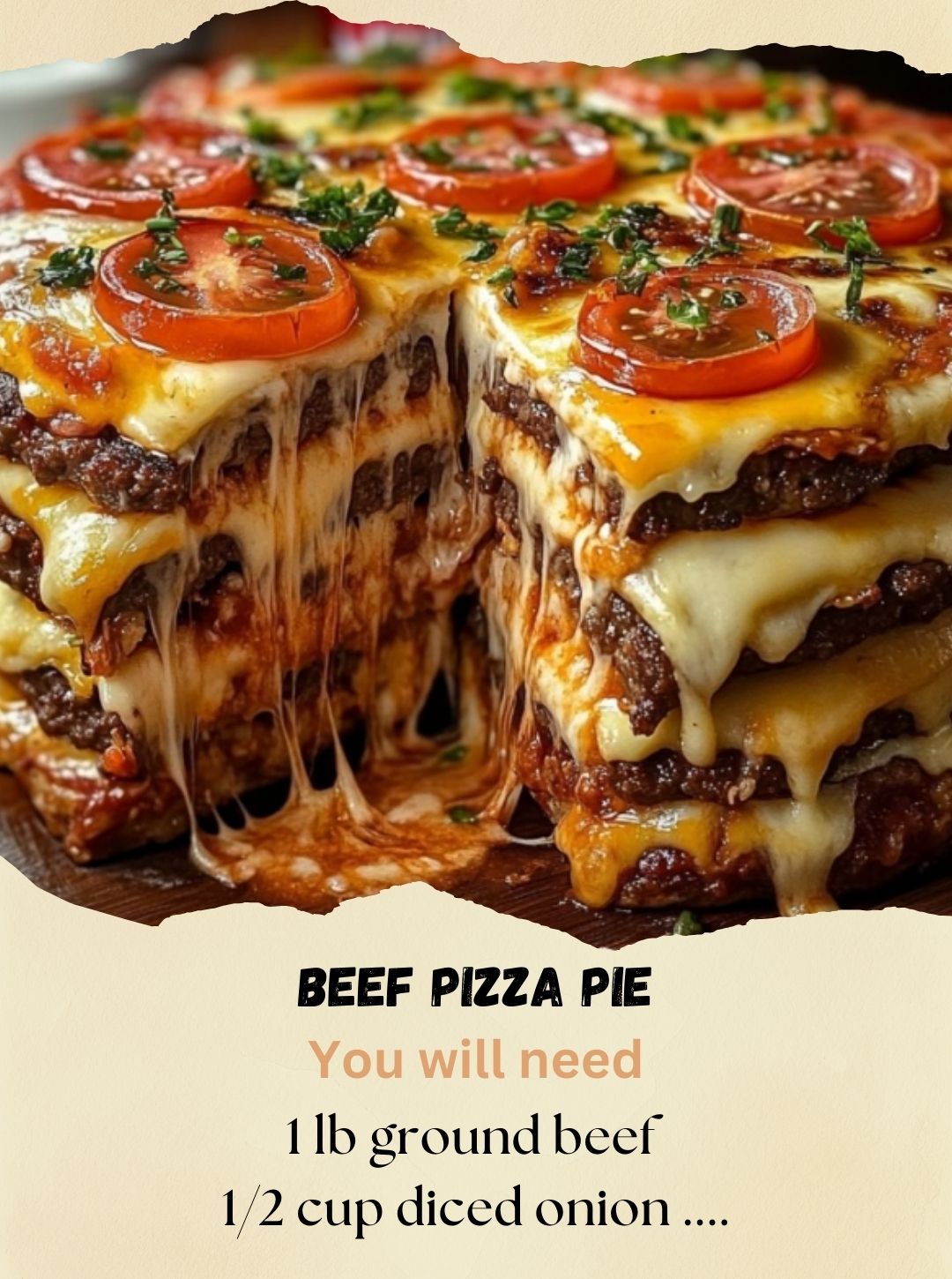 Beef Pizza Pie