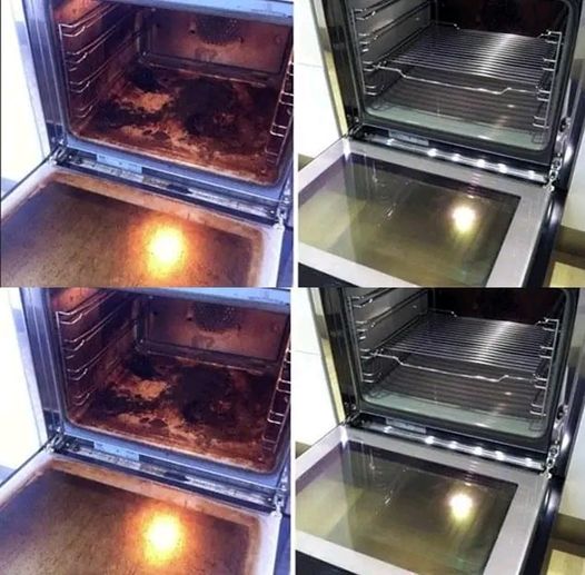 The trick to cleaning the oven “effortlessly”. Burnt fat also disappears