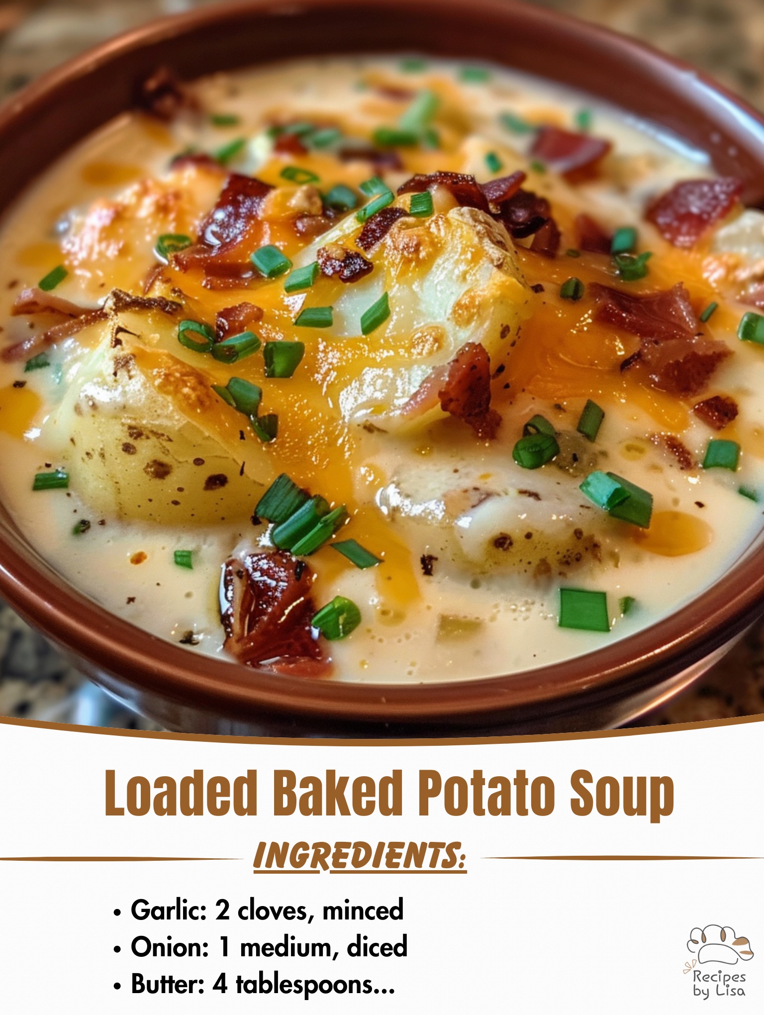 Loaded Baked Potato Soup 