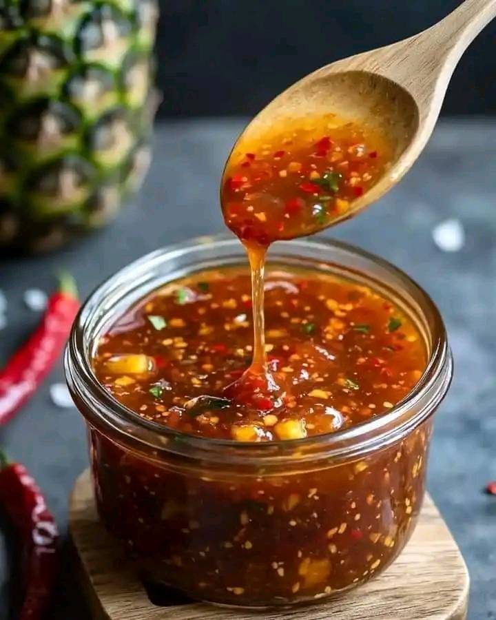 A sweet and spicy chili pineapple sauce that adds a tropical kick to grilled meats, seafood, and stir-fries.Chili Pineapple SauceIngredients:instead)…